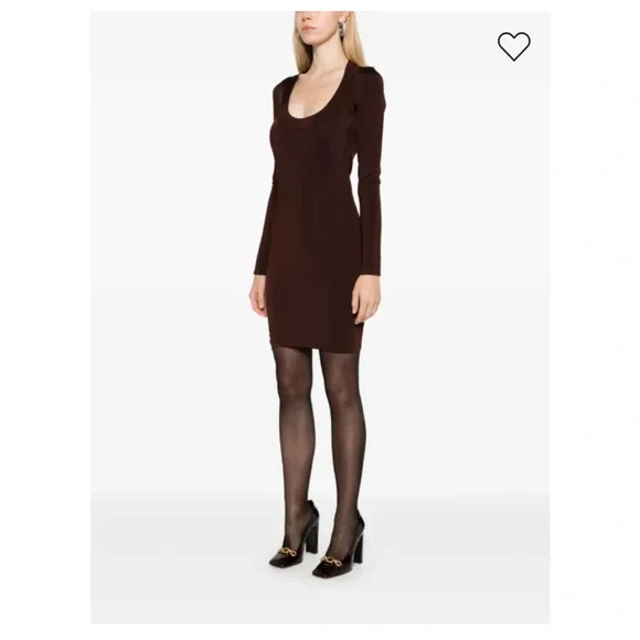 Saint Laurent Décolleté mini dress M NWT